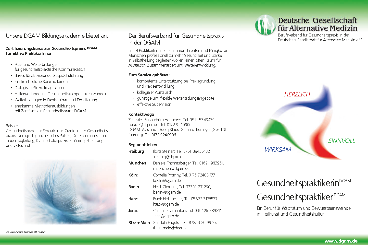 Bild DGAM Flyer 2025, Seite 1v2